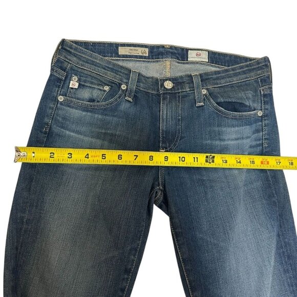 AG Adriano Goldschmied The Stilt Cigarette Leg Blue Denim Jeans 27R Womens - Picture 10 of 11